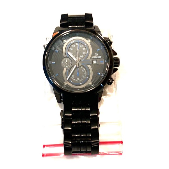 Black faced watch - Picture 1 of 4